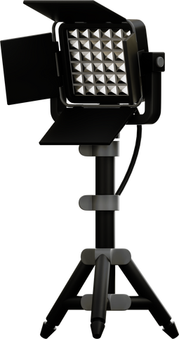 Indoor lighting 3d illustration